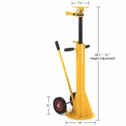 Global Industrial Standard Duty Trailer Stabilizing Jack Stand, 100,000 Lb Static Capacity 27 Global Industrial Standard Duty Trailer Stabilizing Jack Stand, 100,000 Lb Static Capacity -Automotive Shop Equipment Shop 132050 dim