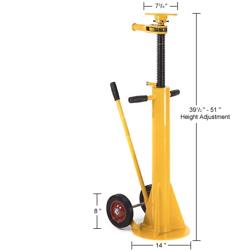 Global Industrial Standard Duty Trailer Stabilizing Jack Stand, 100,000 Lb Static Capacity 13 Global Industrial Standard Duty Trailer Stabilizing Jack Stand, 100,000 Lb Static Capacity - Image 13
