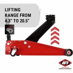 American Forge & Foundry Floor Jack, 4 Ton, Heavy-Duty 13 American Forge & Foundry Floor Jack, 4 Ton, Heavy-Duty -Automotive Shop Equipment Shop 400SS AFF floor jack 3