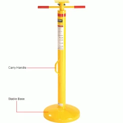 Global Industrial™ Economy Trailer Stabilizing Jack Stand 50,000 Lb. Static Capacity -Automotive Shop Equipment Shop 500001IN 1wco