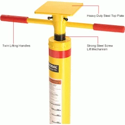 Global Industrial™ Economy Trailer Stabilizing Jack Stand 50,000 Lb. Static Capacity -Automotive Shop Equipment Shop 500001IN 2wco