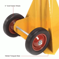 Global Industrial™ Heavy-Duty Trailer Stabilizing Jack Stand, 100,000 Lb. Static Capacity -Automotive Shop Equipment Shop 500106 2wco