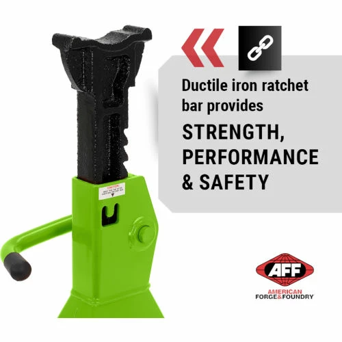 American Forge & Foundry Viking Jack Stand Set, 4 Ton, Ratcheting Style 6 American Forge & Foundry Viking Jack Stand Set, 4 Ton, Ratcheting Style - Image 6