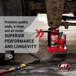 American Forge & Foundry Hydraulic Bottle Jack, 20 Ton, Super Duty, Air -Automotive Shop Equipment Shop 5620SD AFF bottle jack 4