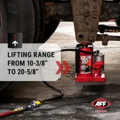 American Forge & Foundry Hydraulic Bottle Jack, 20 Ton, Super Duty, Air -Automotive Shop Equipment Shop 5620SD AFF bottle jack 6