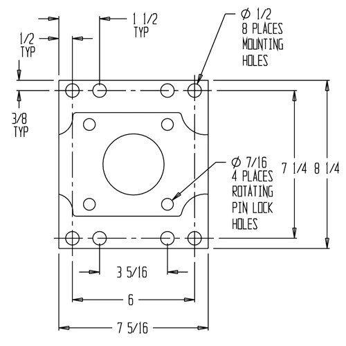 Vestil Swing-Away Trailer Jack Stand TJ-06 800 Lb. Capacity 6 Vestil Swing-Away Trailer Jack Stand TJ-06 800 Lb. Capacity - Image 6
