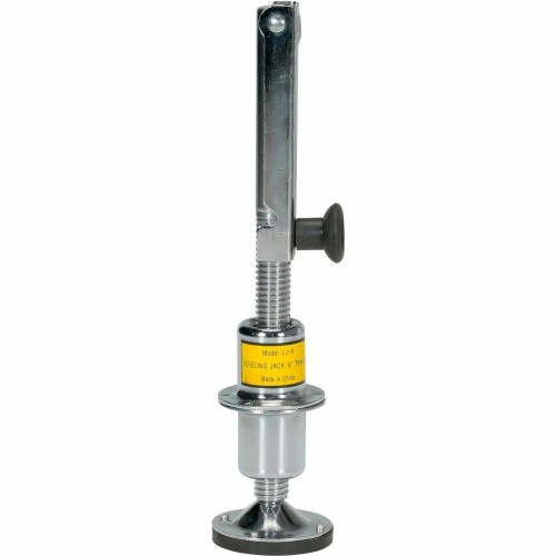 Vestil Chrome Steel Leveling Jack LJ-9 4-1/2" to 13-1/2" 5000 Lb. Cap. 2 Vestil Chrome Steel Leveling Jack LJ-9 4-1/2" to 13-1/2" 5000 Lb. Cap. - Image 2