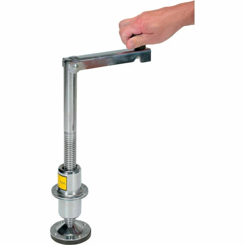Vestil Chrome Steel Leveling Jack LJ-9 4-1/2" to 13-1/2" 5000 Lb. Cap. 3 Vestil Chrome Steel Leveling Jack LJ-9 4-1/2" to 13-1/2" 5000 Lb. Cap. - Image 3