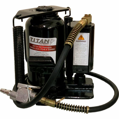 Titan AME International 20 Ton Air Hydraulic Bottle Jack 1 Titan AME International 20 Ton Air Hydraulic Bottle Jack