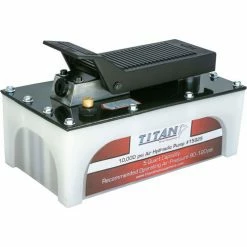 AME International Titan Air-Hydraulic Pump, 10,000 PSI, 5 Quart, Polyethelene