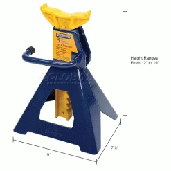 Hein-Werner 3 Ton Jack Stands - HW93503 22 Hein-Werner 3 Ton Jack Stands - HW93503 -Automotive Shop Equipment Shop B1145083 dim