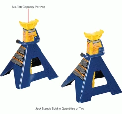 Hein-Werner 6 Ton Jack Stands (Set of 2) - HW93506 -Automotive Shop Equipment Shop B1145084 1wco