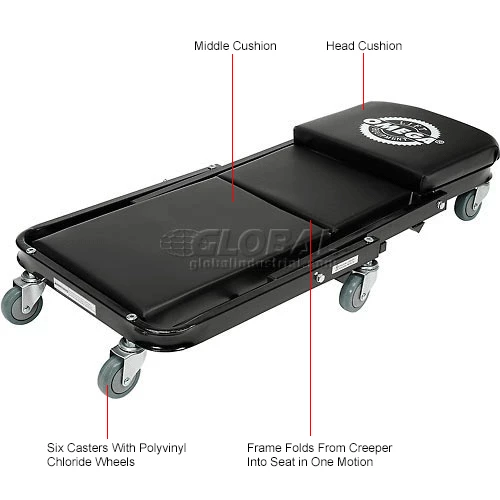 Omega Foldable Z Creeper Seat - 91000 14 Omega Foldable Z Creeper Seat - 91000 - Image 14