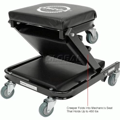 Omega Foldable Z Creeper Seat - 91000 35 Omega Foldable Z Creeper Seat - 91000 -Automotive Shop Equipment Shop B1145148 2wco