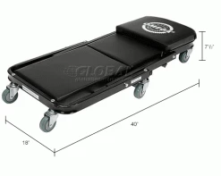 Omega Foldable Z Creeper Seat - 91000 40 Omega Foldable Z Creeper Seat - 91000 -Automotive Shop Equipment Shop B1145148 dim