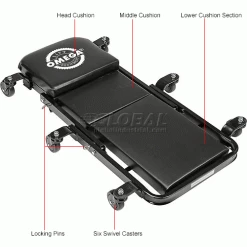 Omega 450 lb. Cap. Low Profile Z Creeper - 91452 36 Omega 450 lb. Cap. Low Profile Z Creeper - 91452 -Automotive Shop Equipment Shop B1145150 1wco