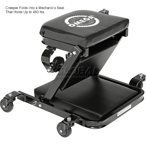 Omega 450 lb. Cap. Low Profile Z Creeper - 91452 16 Omega 450 lb. Cap. Low Profile Z Creeper - 91452 - Image 16