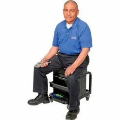 Omega 450 lb. Cap. Toolbox Creeper Seat - 92450 -Automotive Shop Equipment Shop B1145151 10