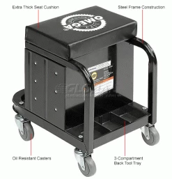 Omega 450 lb. Cap. Toolbox Creeper Seat - 92450 -Automotive Shop Equipment Shop B1145151 3wco