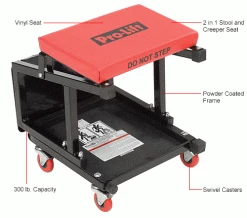 Pro-Lift 300 lb. Cap. Creeper Seat/Stool Combo - C-2800 -Automotive Shop Equipment Shop B1145176 1wco