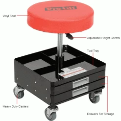 Pro-Lift Pneumatic Chair W/ Drawers - C-3100 37 Pro-Lift Pneumatic Chair W/ Drawers - C-3100 -Automotive Shop Equipment Shop B1145179 1wco