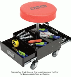 Pro-Lift Pneumatic Chair W/ Drawers - C-3100 38 Pro-Lift Pneumatic Chair W/ Drawers - C-3100 -Automotive Shop Equipment Shop B1145179 2wco
