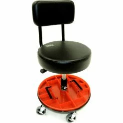 ShopSol Mechanics Stool w/Removable Tool Tray, 300 lb. Cap., Adj. Height 18-1/2" - 22" - 1010277