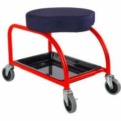 ShopSol Welding Trolley, 350 lb. Cap, Blue and Red - 1010482