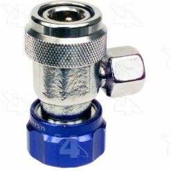 Standard Low Side Manual R134a Quick Disconnect Manifold Gauge w/o Purge Valve - Four Seasons 59338