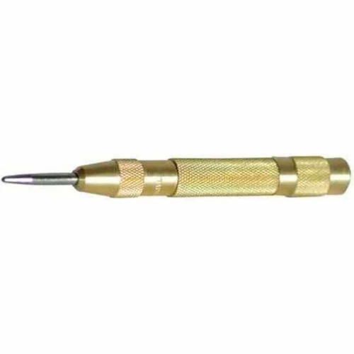 Keysco Automatic Center Punch, Steel, 1/3"W x 2/5"D x 5-4/5"H 1 Keysco Automatic Center Punch, Steel, 1/3"W x 2/5"D x 5-4/5"H