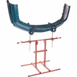 Keysco Deluxe Bumper Stand, Steel, 24"W x 8"D x 40"H