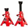 American Forge & Foundry Jack Stands, 3 Ton, Ratchet Type, Red, Pair