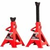 American Forge & Foundry Jack Stands, 6 Ton, Ratchet Type, Red, Pair