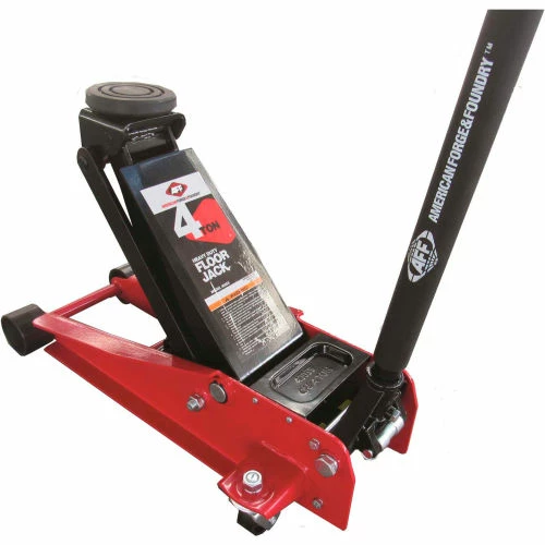 American Forge & Foundry Floor Jack, 4 Ton, Heavy-Duty 1 American Forge & Foundry Floor Jack, 4 Ton, Heavy-Duty