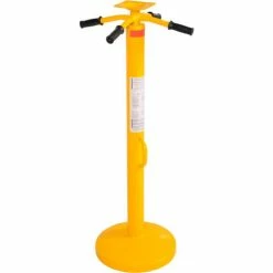 Vestil Economy Round Base Trailer Stabilizing Jack SJ-35 50,000 Lb. Static Capacity