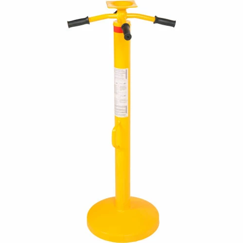 Vestil Economy Round Base Trailer Stabilizing Jack SJ-35 50,000 Lb. Static Capacity 2 Vestil Economy Round Base Trailer Stabilizing Jack SJ-35 50,000 Lb. Static Capacity - Image 2