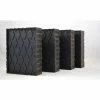 The Main Resource 4-Piece Solid Molded Rubber Block Pad Kit, 6-1/2" X 4-3/4" X 1-1/2"