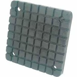 The Main Resource Lift Pads For Bend Pack Square Bolt-On Molded Rubber Pad, 5-1/2" X 5-1/2" X 1"