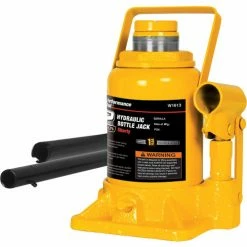 Performance Tool 12 Ton Shorty Hydraulic Bottle Jack